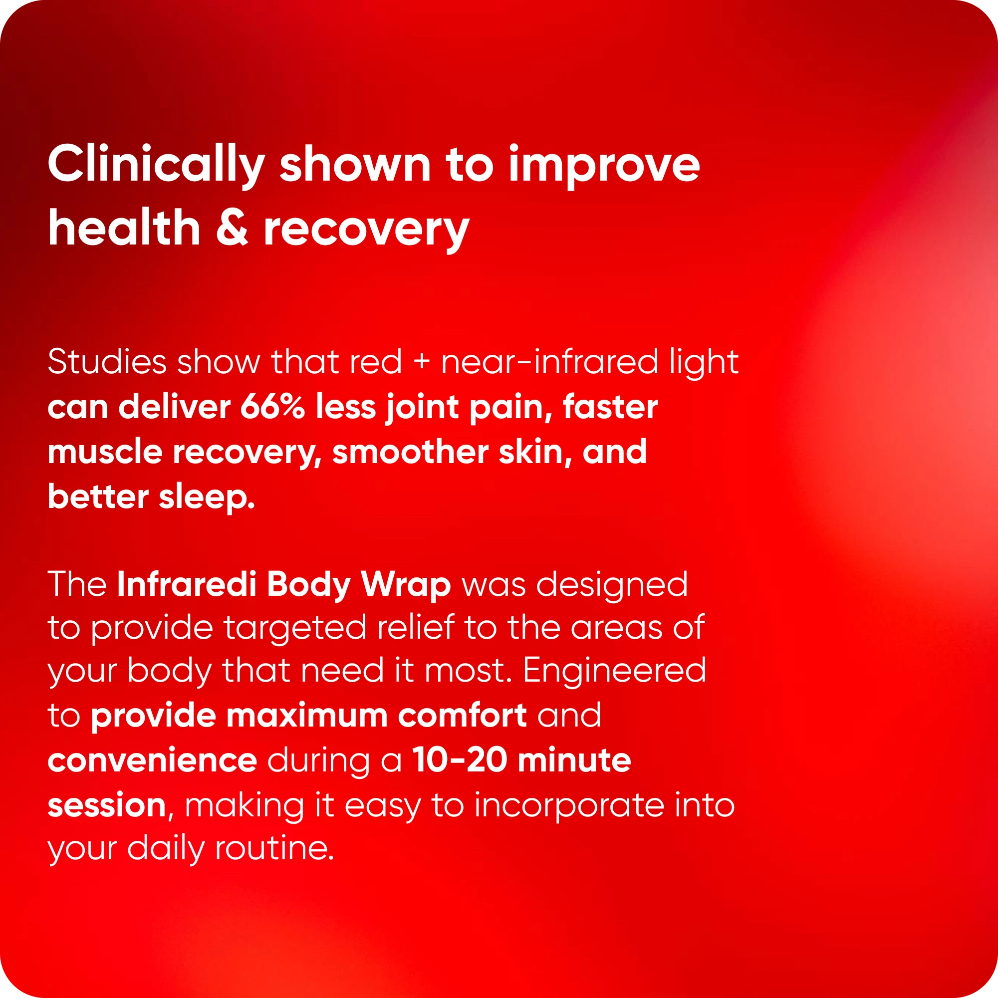 Infraredi Body Wrap Light Therapy Lamps Infraredi